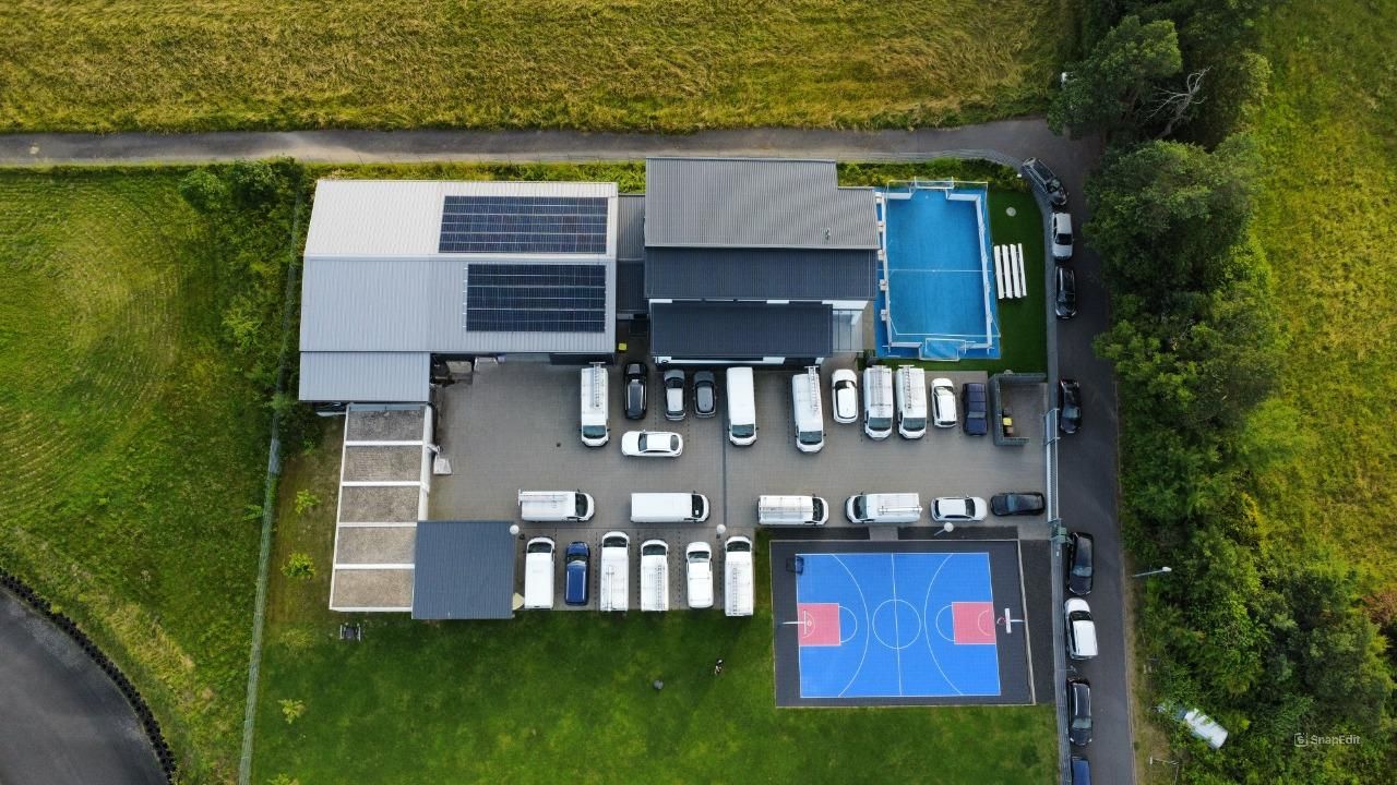 Unser Firmengelände von oben