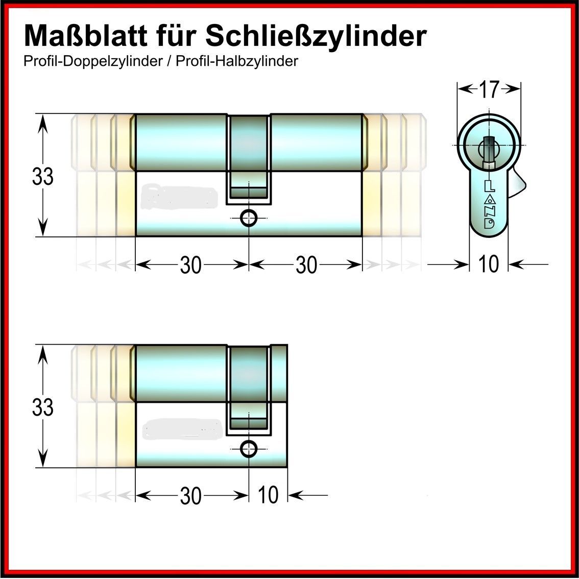 Schließanlage Schema 1