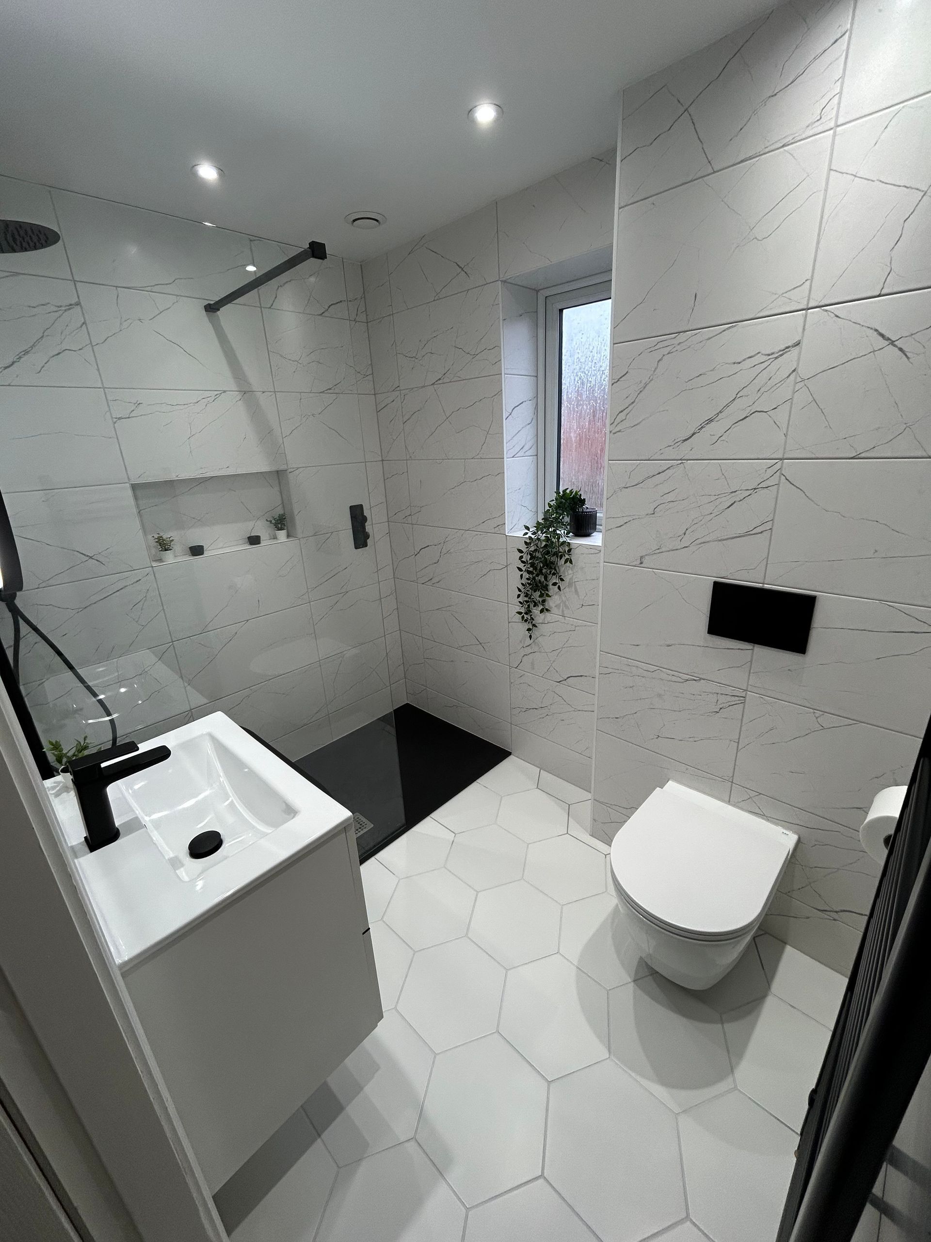 bathroom fitters completed bathroom in rochdale