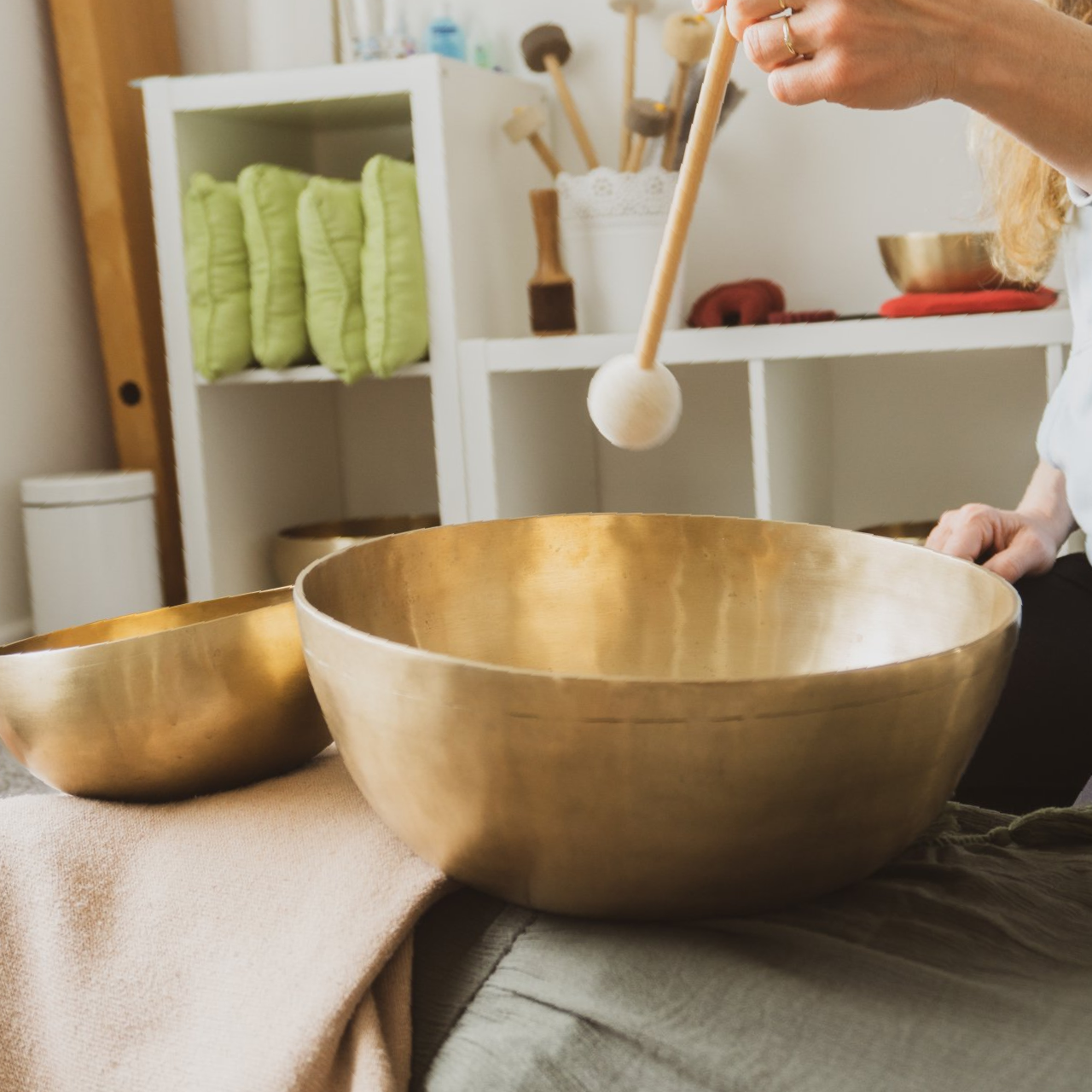 a big singing bowl