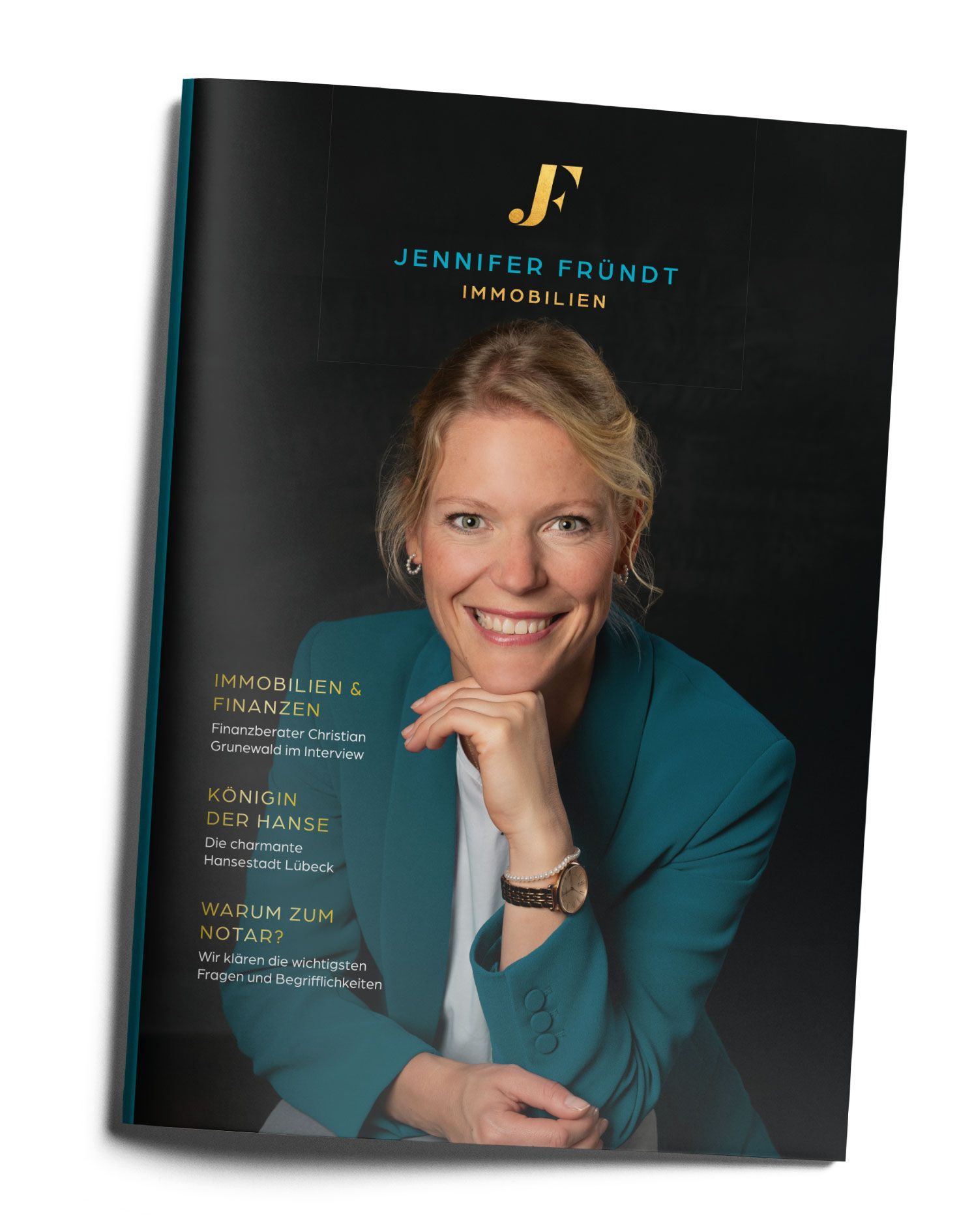 Zum Blättern klicken Bild der ersten Auflage von Jennifer Fründt Immobilien Magazin