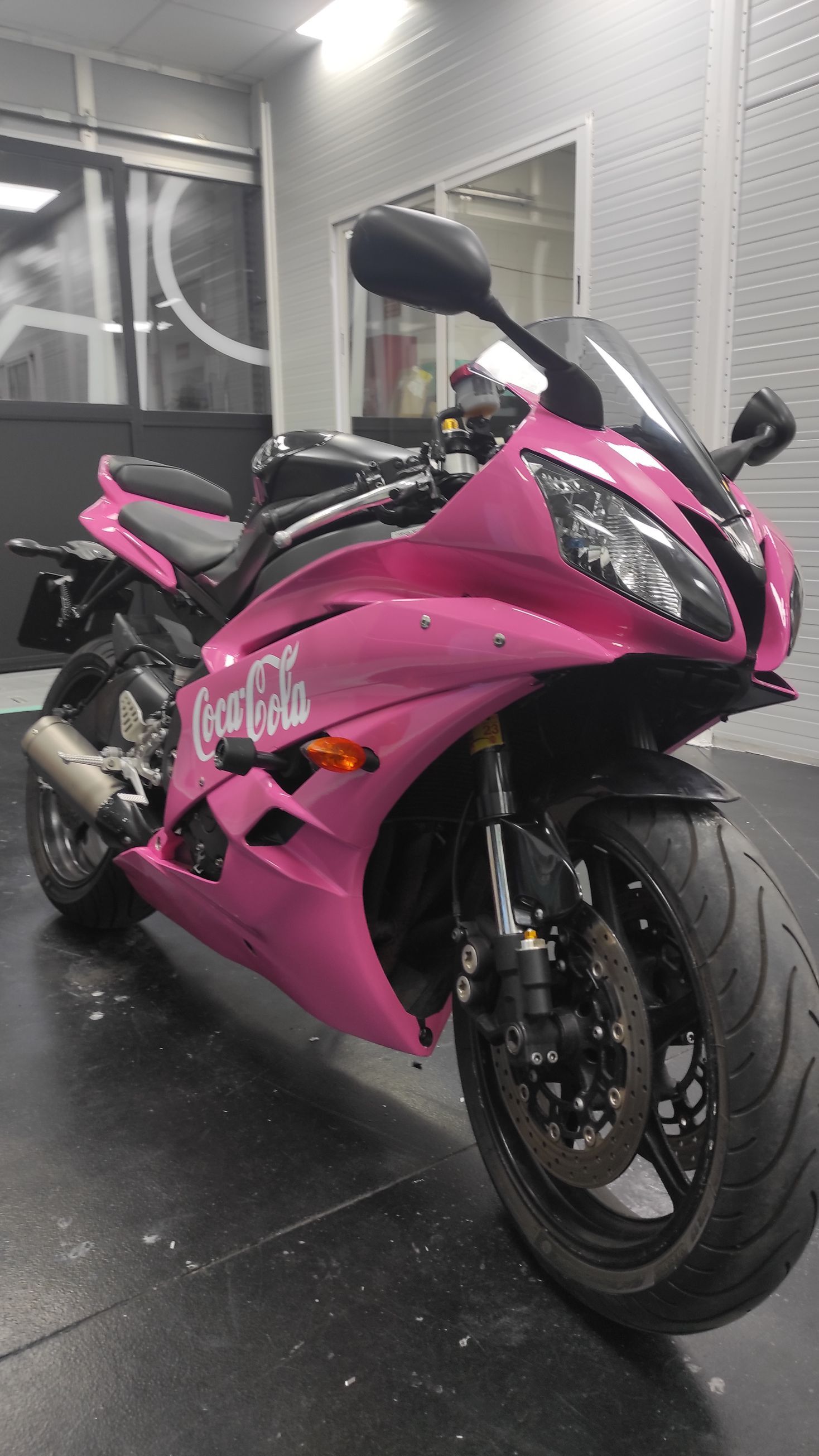 Moto de cocacola