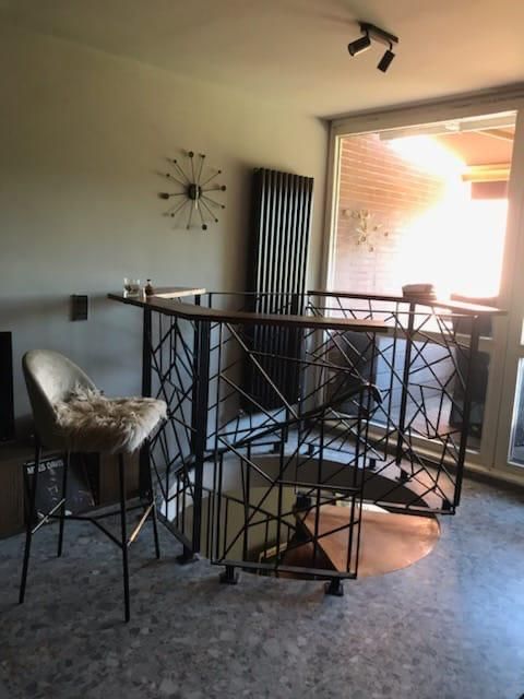 Ein Treppengeländer nach der Fertigstellung