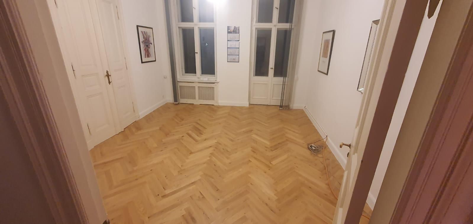 Ein Raum vor der Renovierung