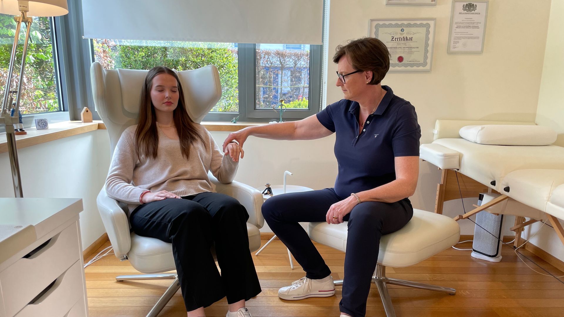 Ein Blick in den Praxisraum