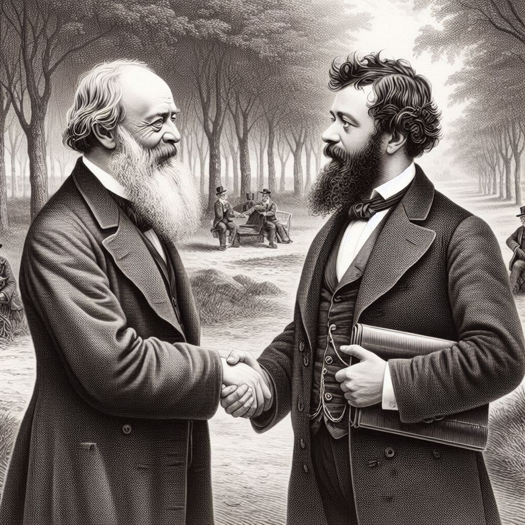 Die Herren im Park, auch hier: Copilot... Die Herren im Park, auch hier: Copilot...