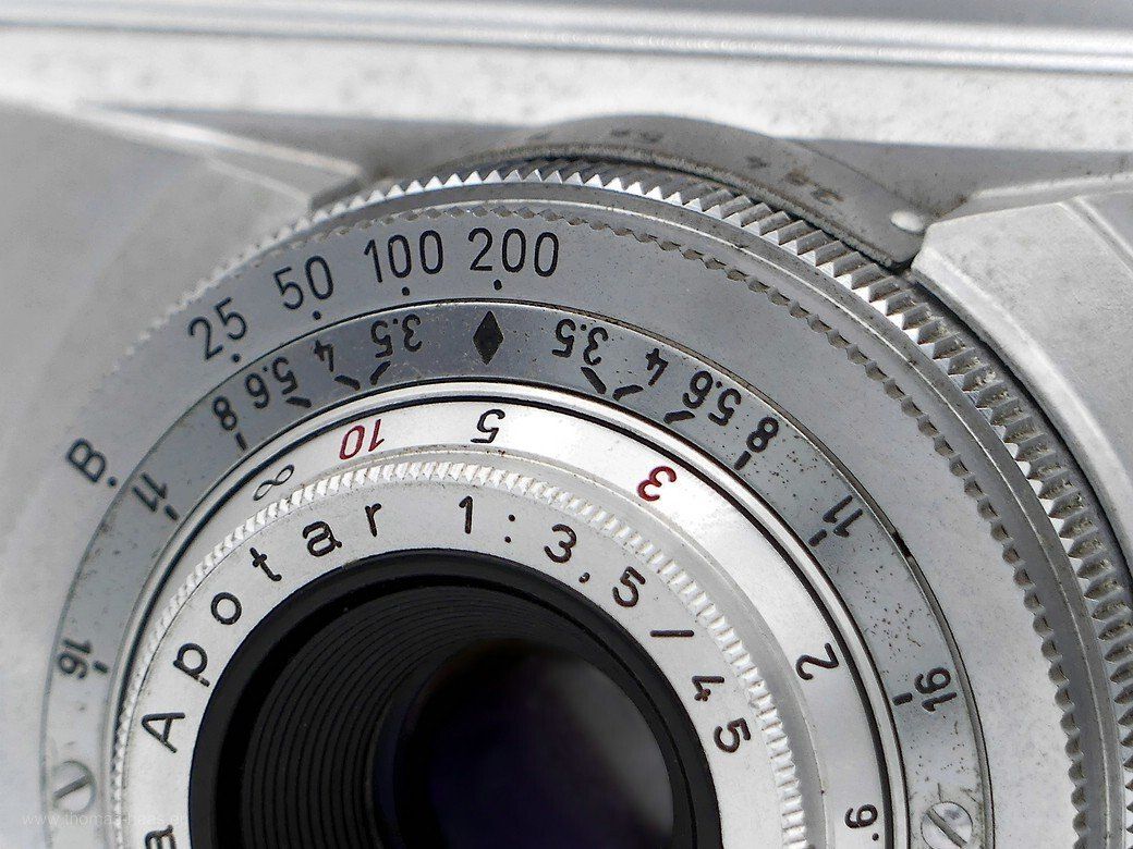 Detail Agfa Silette Detail Agfa Silette