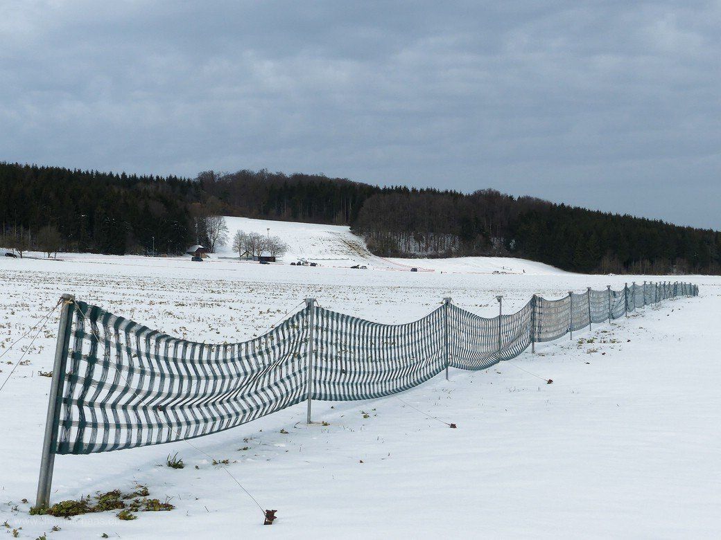 Endlose Weite am Schneefangzaun... Endlose Weite am Schneefangzaun...