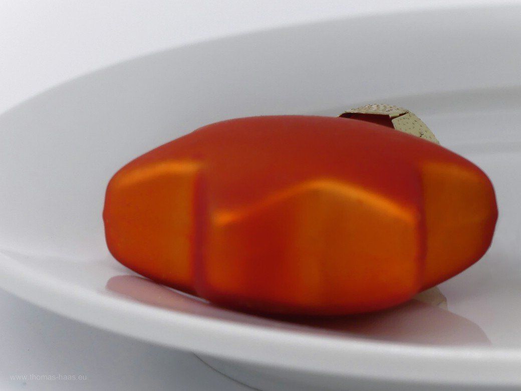 Baumschmuck, Stern in orange, 2021 Baumschmuck, Stern in orange, 2021