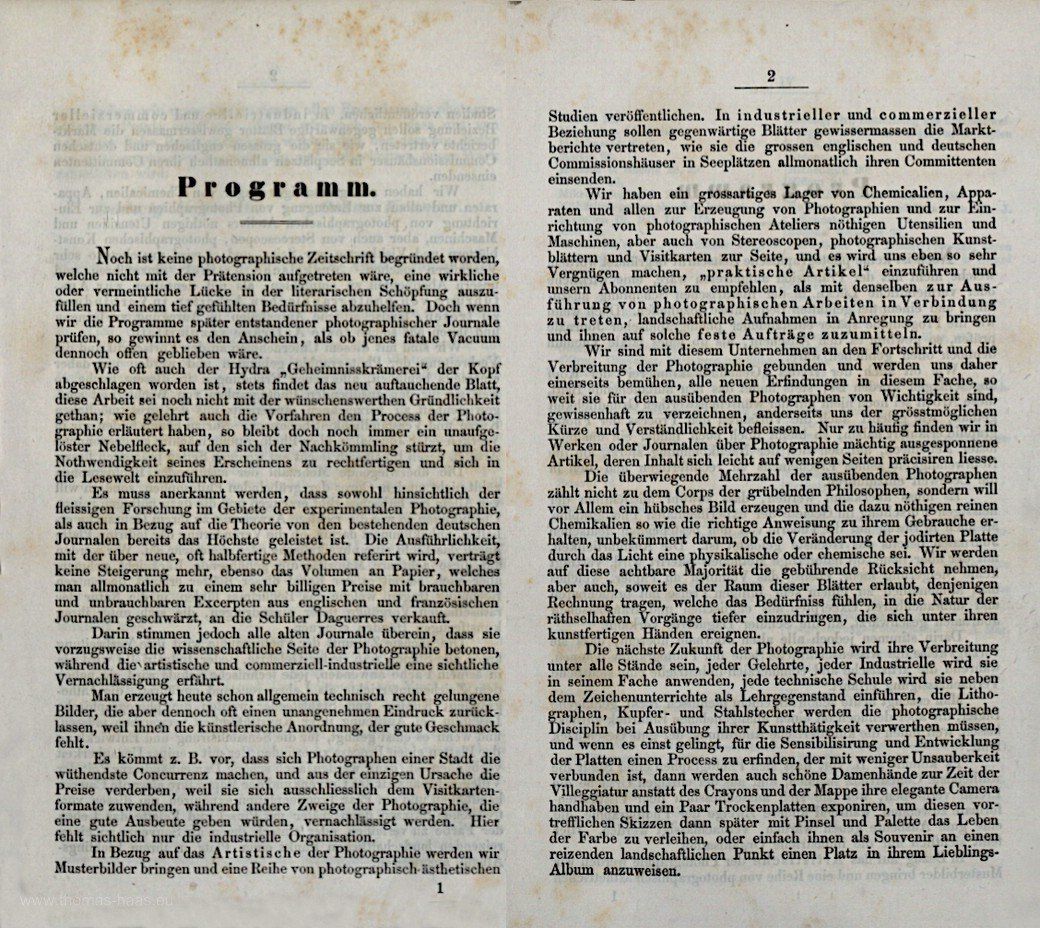 Fotozeitschriften, damals - 1864 - und heute... Fotozeitschriften, damals - 1864 - und heute...