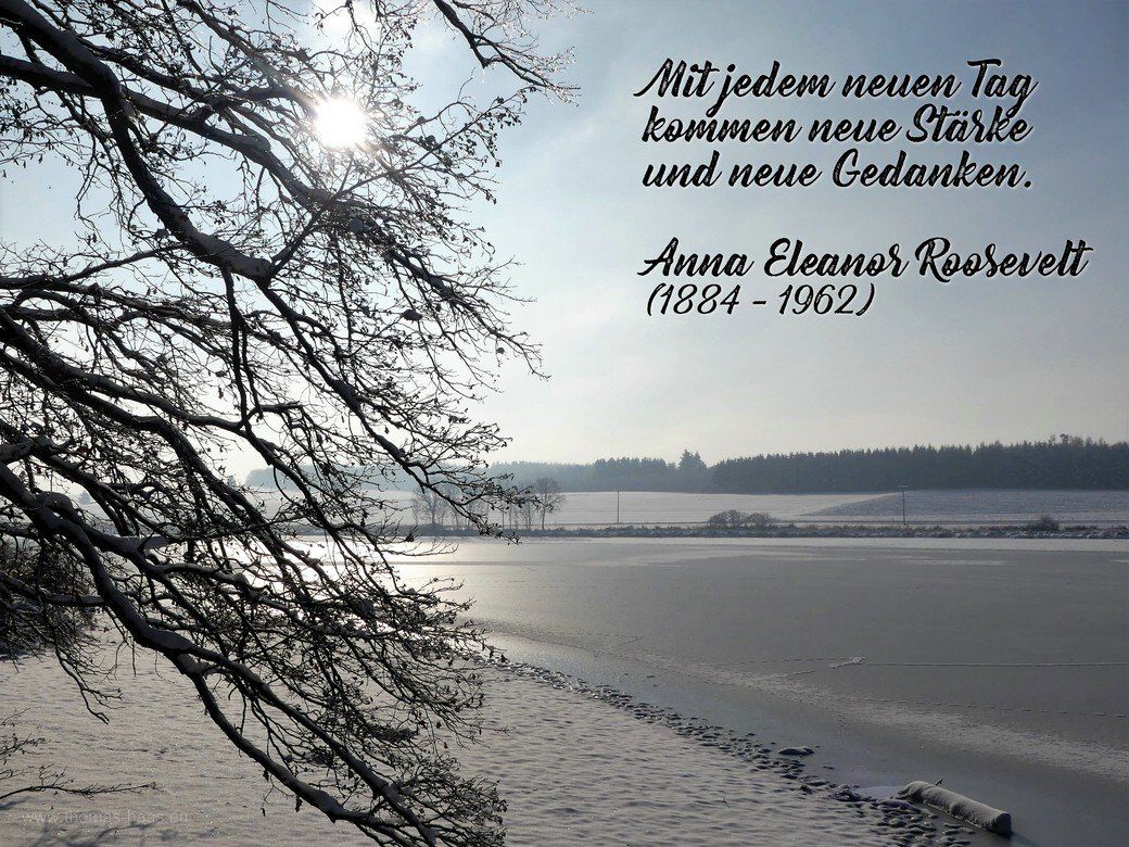 Motivationsbild mit Zitat von Eleanor Roosevelt Motivationsbild für den Februar 2023