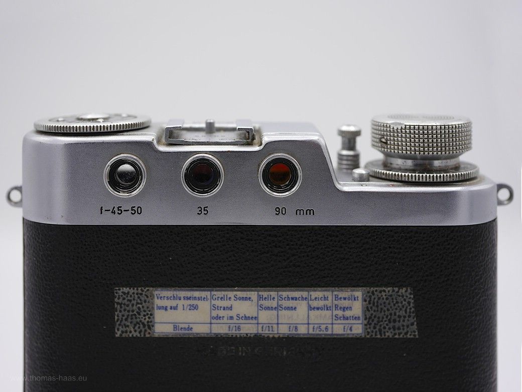 Diax Ia - BJ 1952, Rückwand Diax Ia - BJ 1952, Rückwand