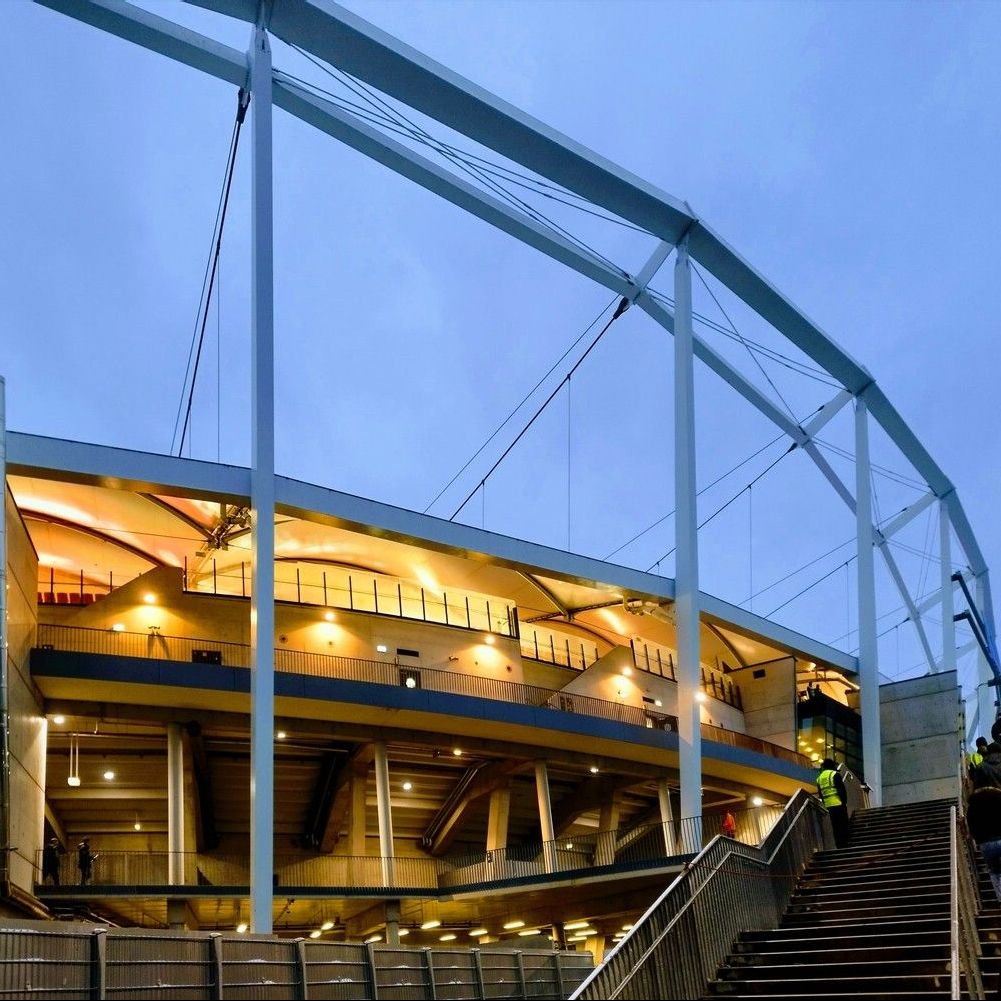 MHP-Arena, Herbst 2023 - das Neckarstadion der VfB-Fans... MHP-Arena, das „Neckarstadion“ des VfB, Herbst 2023