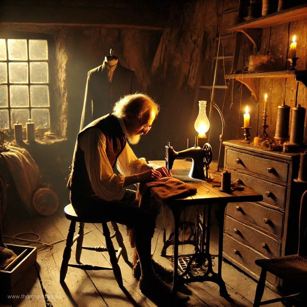 KI und neue Möglichkeiten: Der von KI generierte Schneider, Dezember 2024 KI und neue Möglichkeiten:
Der von KI generierte „arme. kränkliche Schneider“ Dezember 2024