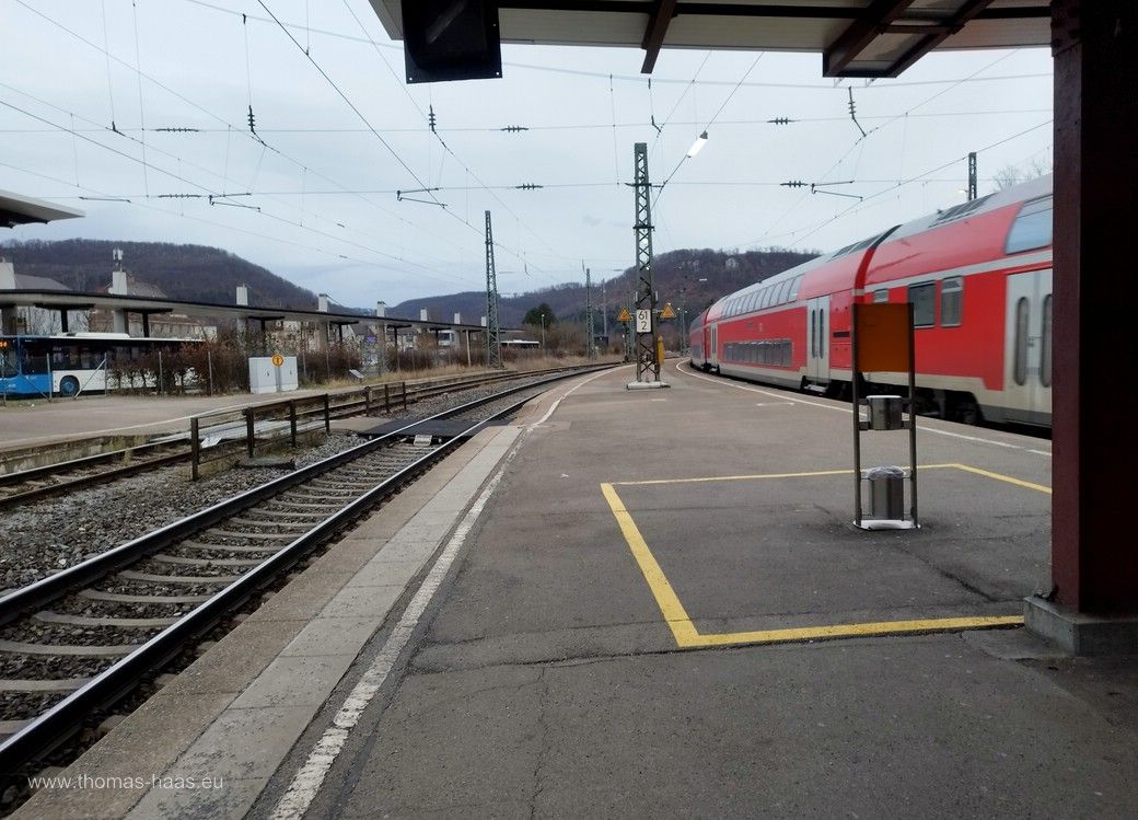 Bahnhof in Geislingen am 02.01.2025 Bahnhof in Geislingen am 02.01.2025