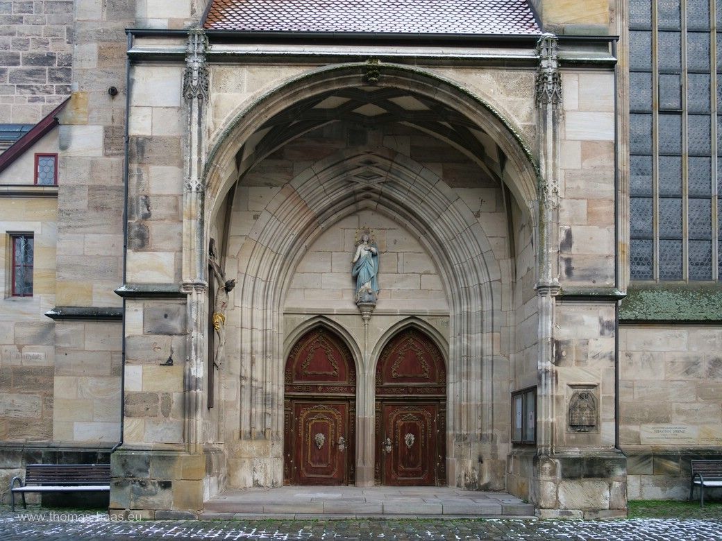 Portal, Südseite, Münster St. Georg, DKB, Dezember 2024 Portal, Südseite, Münster St. Georg, DKB, Dezember 2024