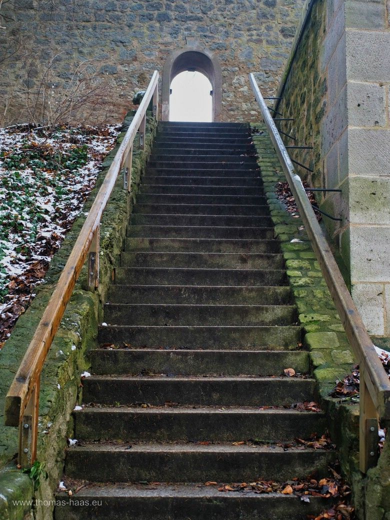 Treppenaufgang zum Mauerweg, DKB, Dezember 2024 Treppenaufgang zum Mauerweg, DKB, Dezember 2024