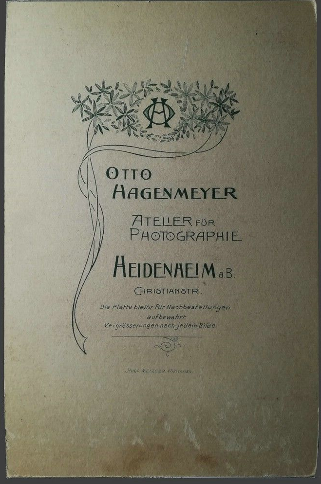 Fotorevers Otto Hagenmeyer, Heidenheim a. d. Brenz Fotorevers Otto Hagenmeyer, Heidenheim a. d. Brenz