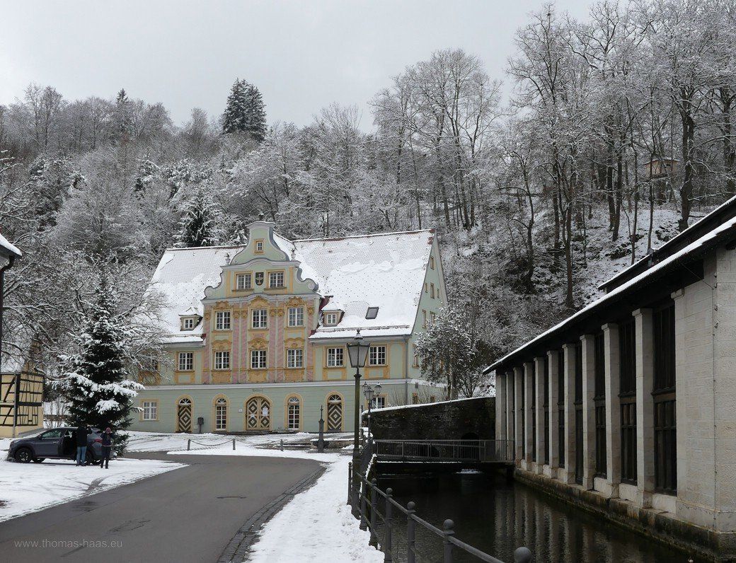 Das Ensemble mit dem Rathaus und der Hammerschmiede am Brenztopf in Königsbronn, 2021 Das Ensemble mit dem Rathaus und der Hammerschmiede am Brenztopf in Königsbronn, 2021