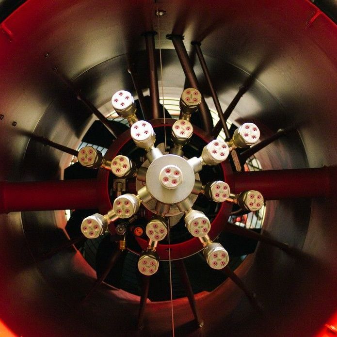 Blick auf eine Löschturbine, Magirus AirCore Löschturbine AirCore von Magirus