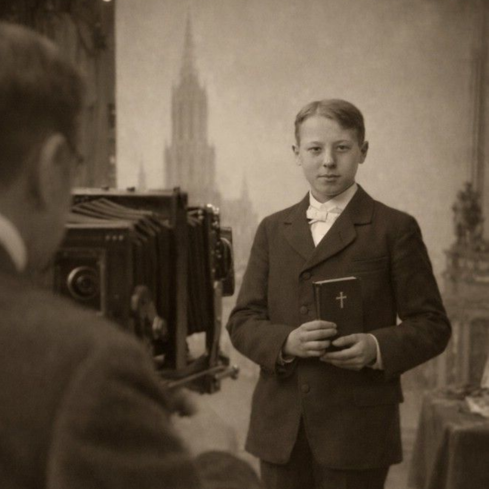 Konfirmation 1905 - es geht in die Historie! Konfirmation 1900 - es geht in die Historie!