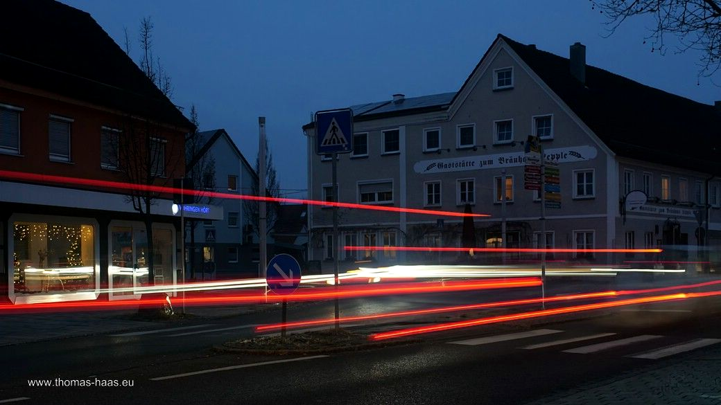 Langzeitbelichtung am Vöhringer Kreisel 026