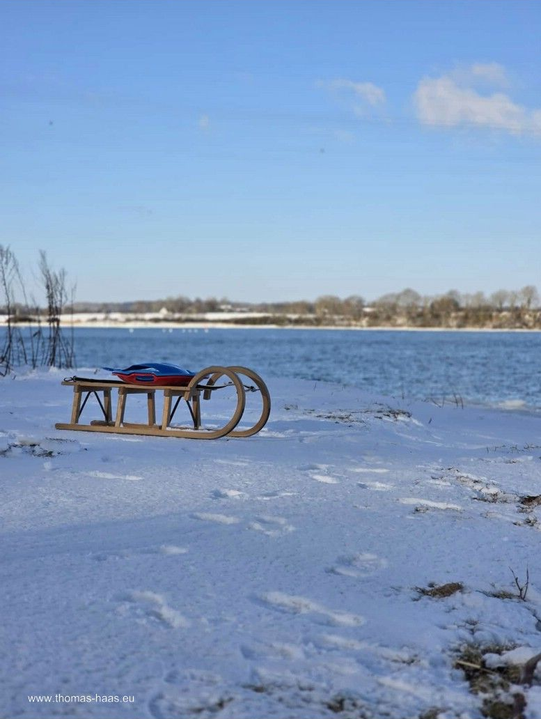Mit dem Schlitten an der Schlei... © by Nadja Brix Mit dem Schlitten an der Schlei... © by Nadja Brix