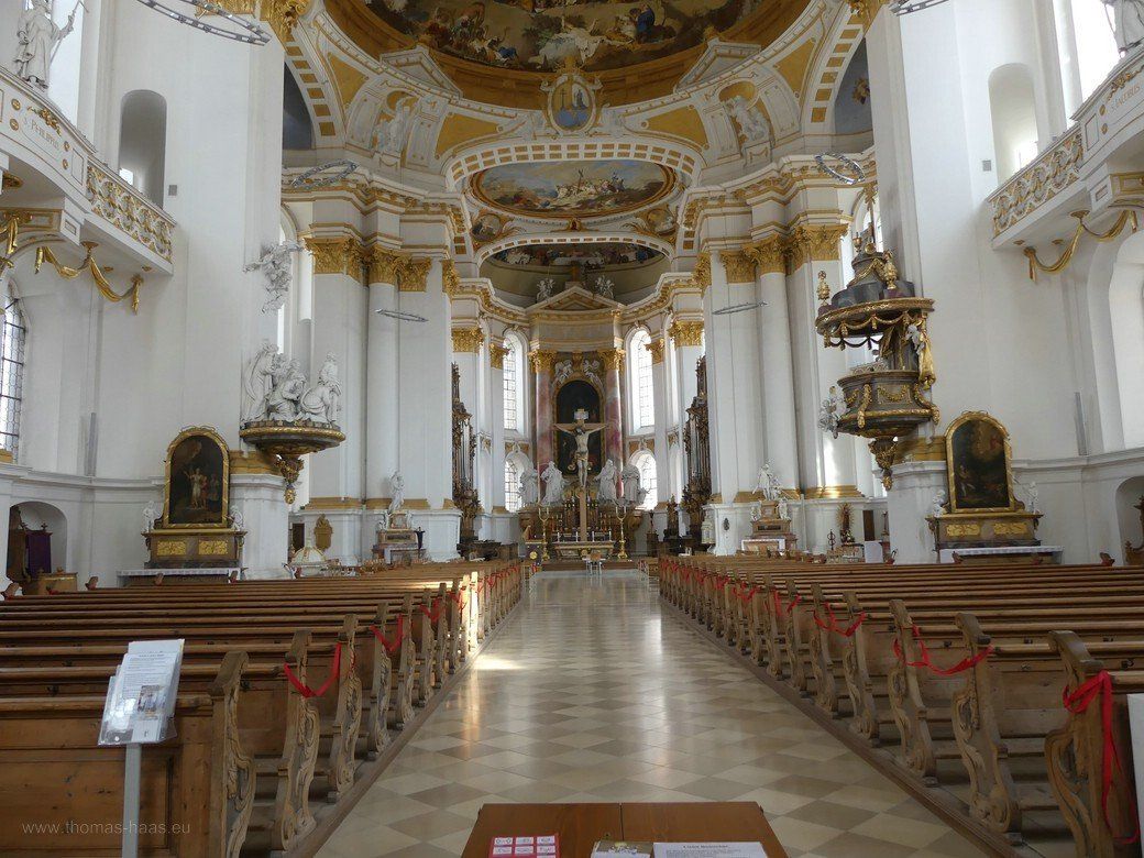 Klosterkirche - das Ausgangsbild, April 2021