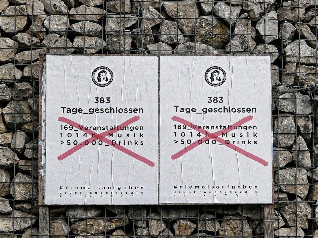 Plakate in Neu-Ulm, April 2021 Plakate in Neu-Ulm, April 2021