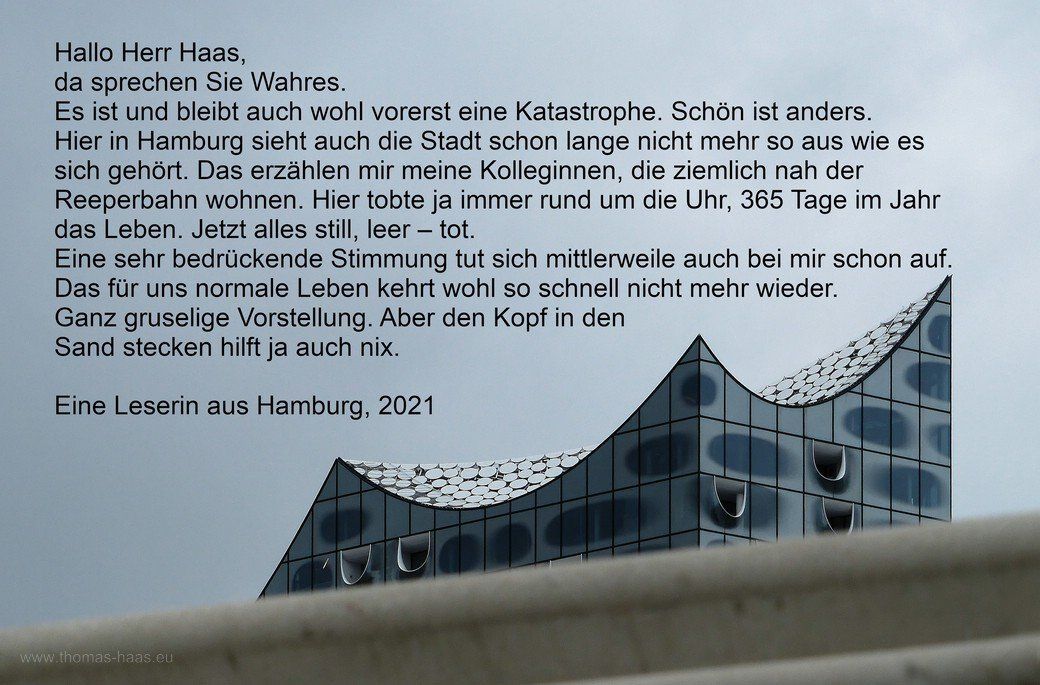 Ein Leserbrief in grafischer Bearbeitung, 2021 Ein Leserbrief in grafischer Bearbeitung, 2021