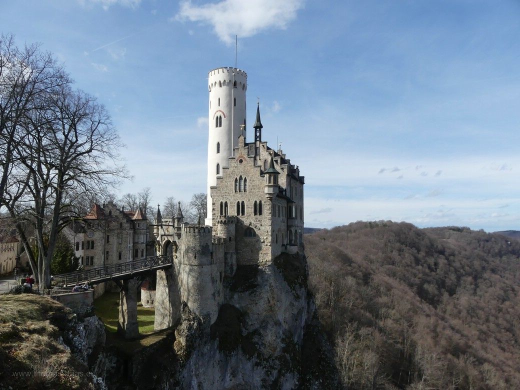 Schloss Lichtenstein im März 2023