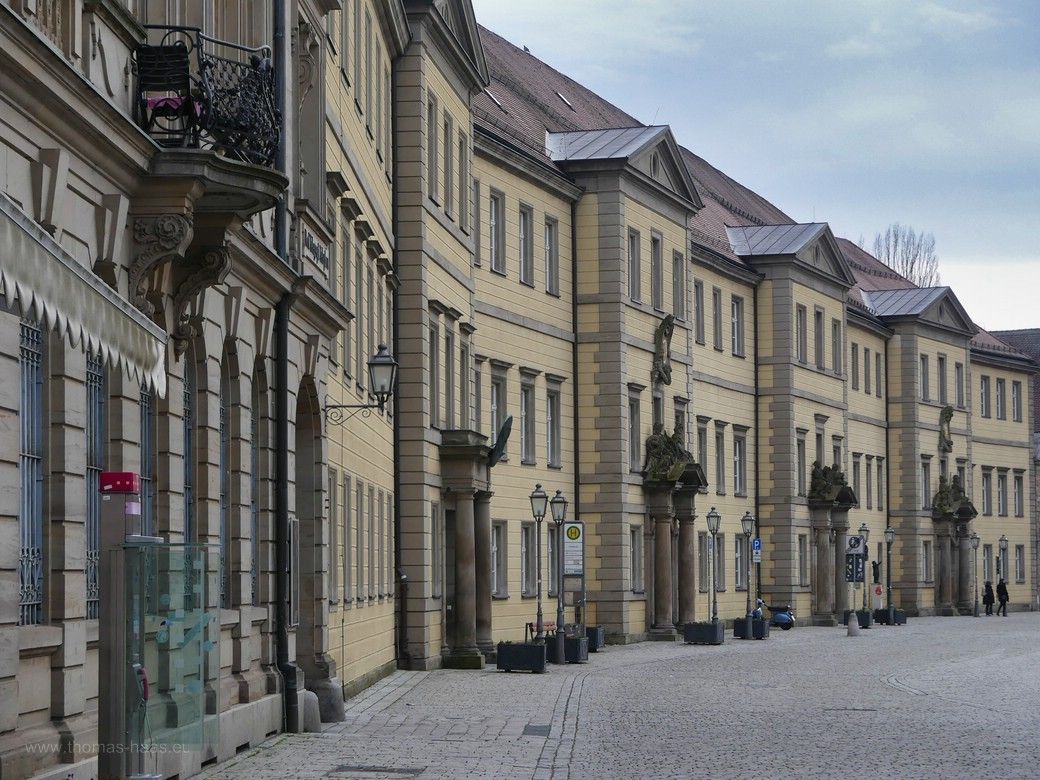 Prächtiger Straßenzug in Bayreuth, 2023 Prächtiger Straßenzug in Bayreuth, 2023