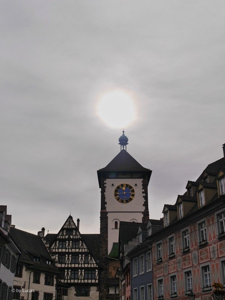 Freiburg, Altstadt, Blick zum Schwabentor, © by Lucas, 2025 Freiburg, Altstadt, Blick zum Schwabentor, © by Lucas