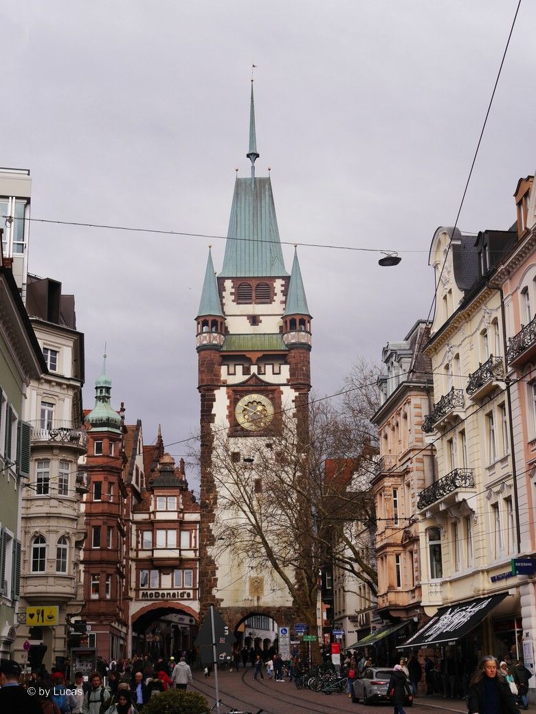 Freiburg: Das zweite noch erhaltene Tor, das Martinstor...© by Lucas M., 2025 Freiburg: Das zweite noch erhaltene Tor, das Martinstor...© by Lucas M., 2025