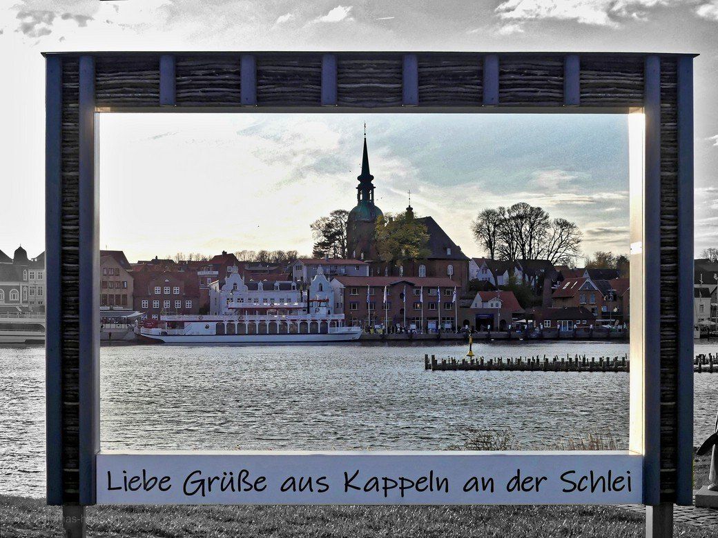 Kappeln, der Bilderrahmen am südlichen Schleiufer, 2021 Kappeln, der Bilderrahmen am südlichen Schleiufer, 2021