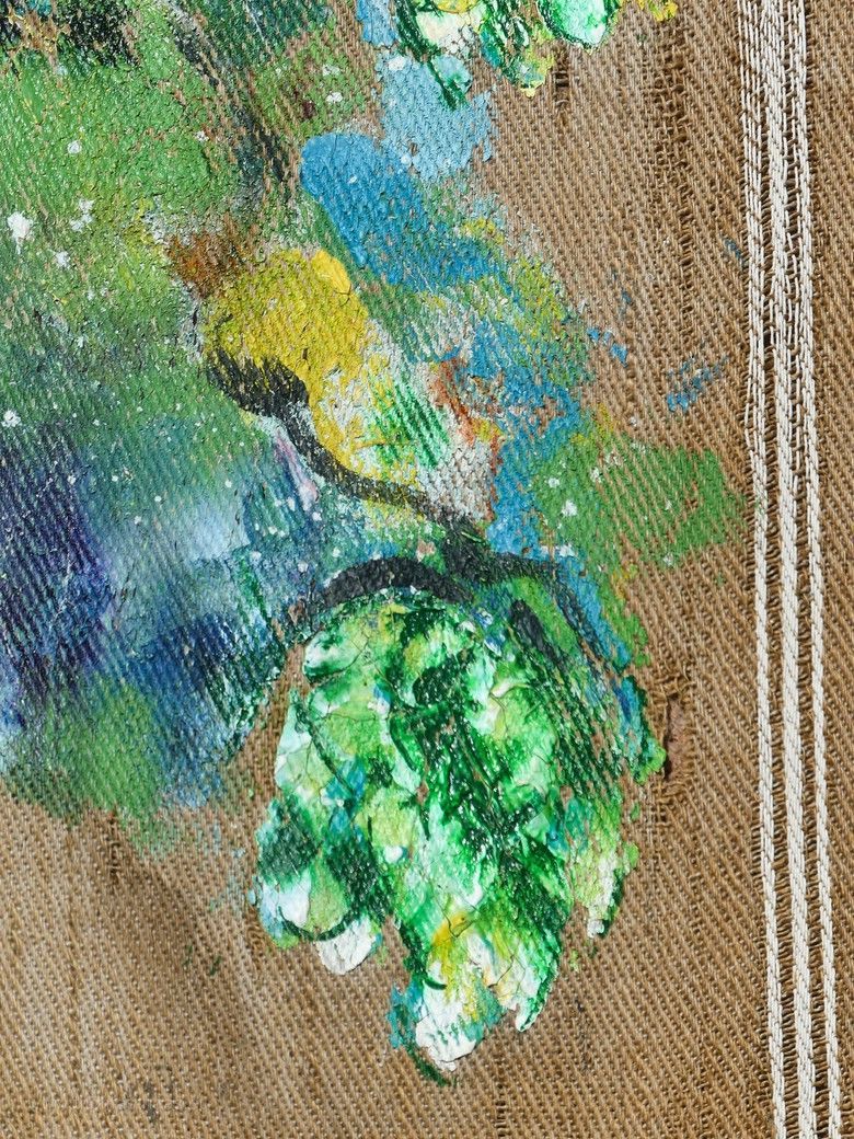 Fassade, Kunstwerk, Hopfensack, Spalt 2023