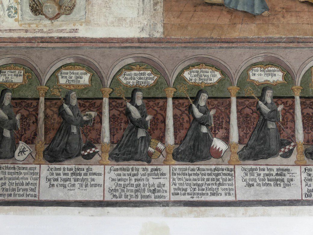 Galerie der Äbtissinnen im Kloster Heiligkreuztal, 2022 Galerie der Äbtissinnen im Kloster Heiligkreuztal, 2022