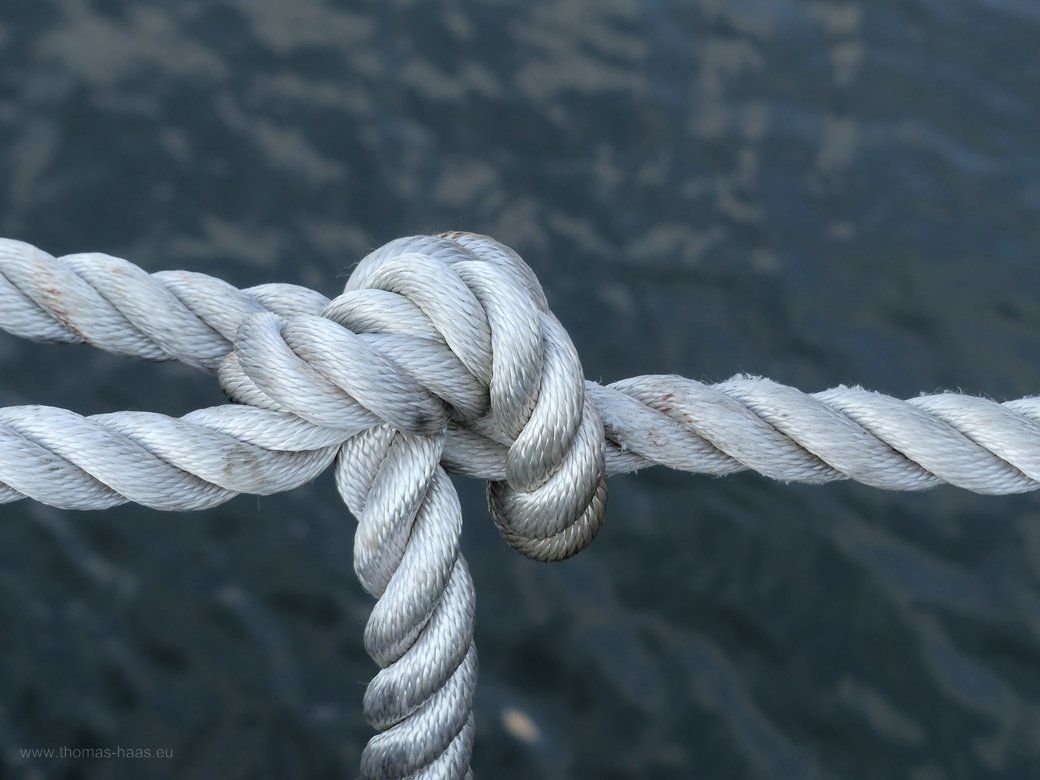 Minumalismus: Knoten im Tampen..., Kappeln 2022 Knoten im Tampen..., Kappeln 2022