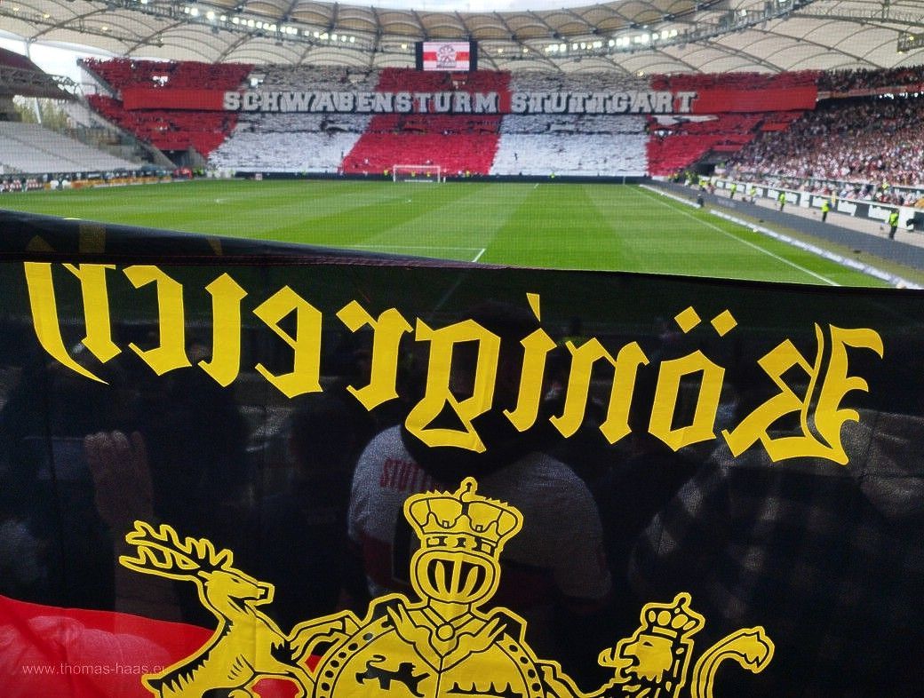 Fußball, Fans und Kommerz, Stuttgart 2023 Die Fans in der Cannstatter Kurve, 2023