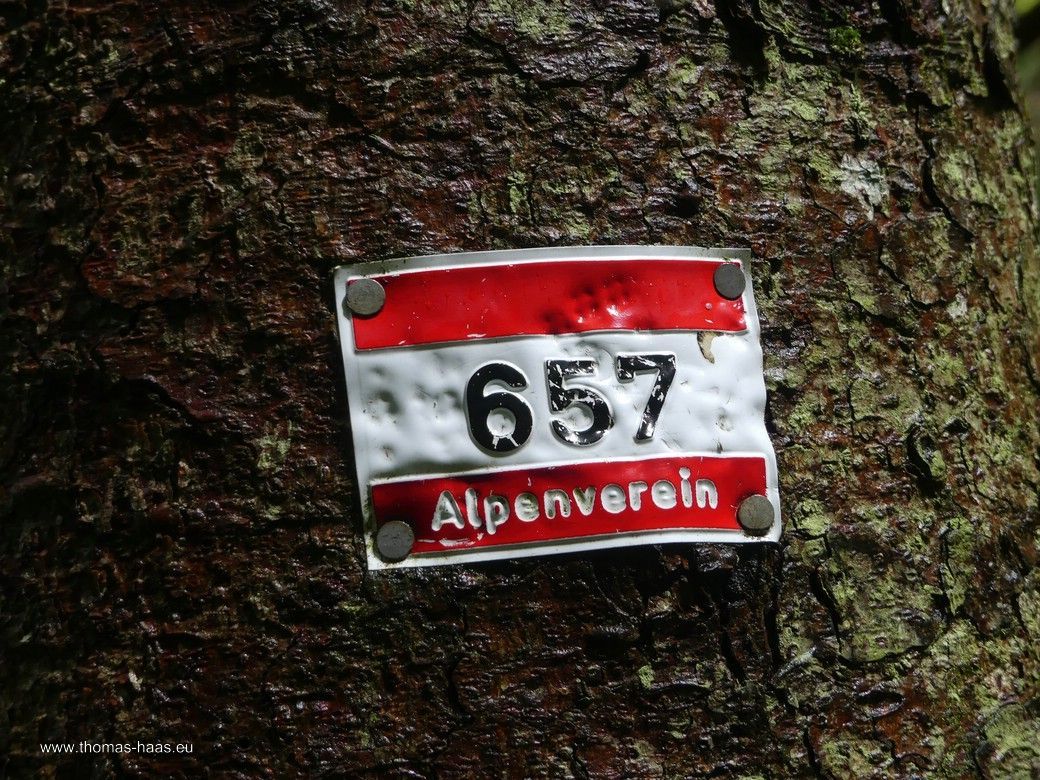 DAV Weg 657 (Plakette) 2025