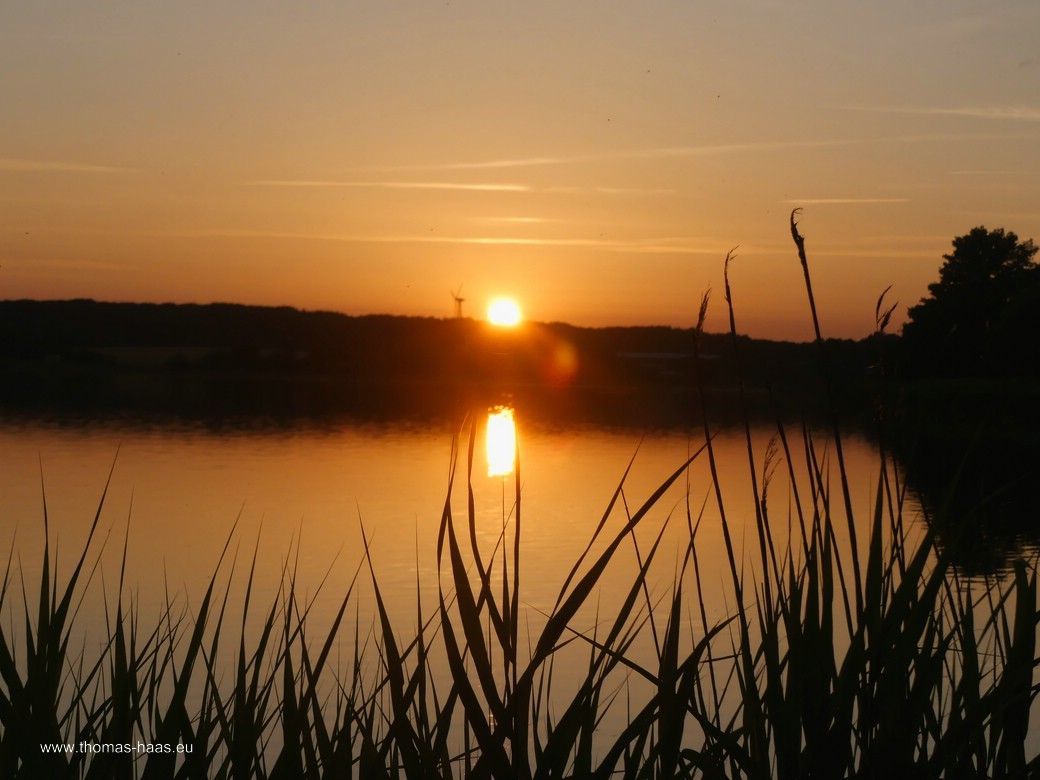 Sonnenuntergang über der Schlei, Kappeln (Kopperby), Juni 2025 Sonnenuntergang über der Schlei, Kappeln (Kopperby), Juni 2025