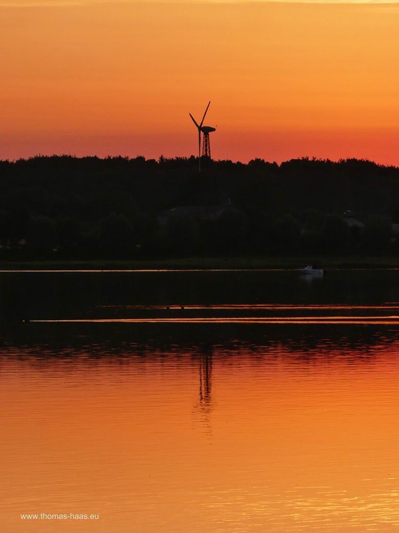Sonnenuntergang über der Schlei, Kappeln (Kopperby), Juni 2025 Sonnenuntergang über der Schlei, Kappeln (Kopperby), Juni 2025
