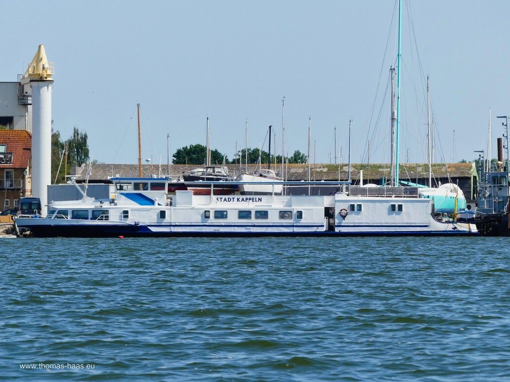 Die alte „Stadt Kappeln“ im Werftbereich von Arnis, Juni 2025 Die alte „Stadt Kappeln“ im Werftbereich von Arnis, Juni 2025