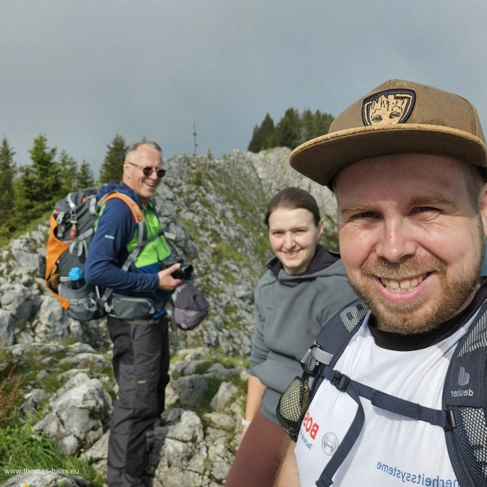 Drei Gipfelstürmer - fast! Drei Gipfelstürmer - fast!