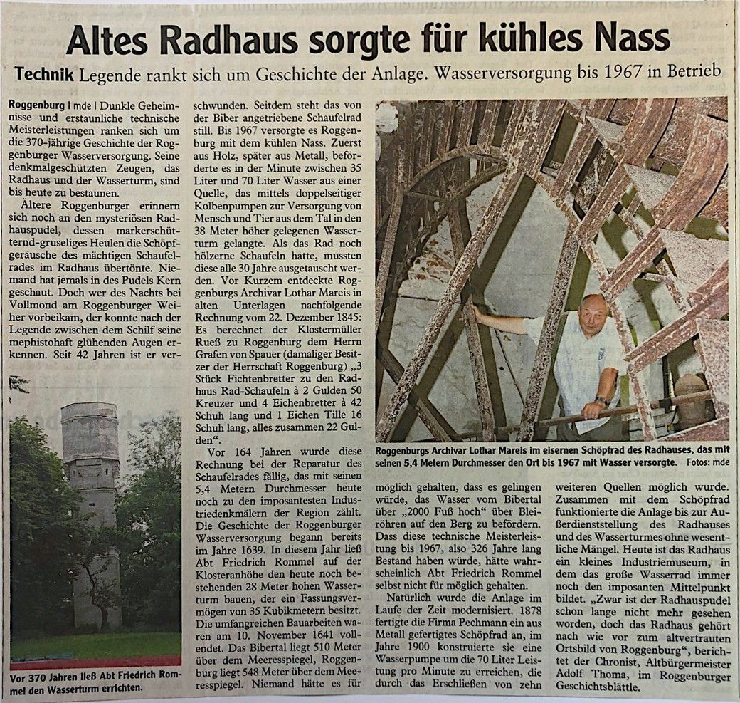 Zeitungsauschnitt der Neu-Ulmer Zeitung, September 2009 Zeitungsauschnitt der Neu-Ulmer Zeitung, September 2009