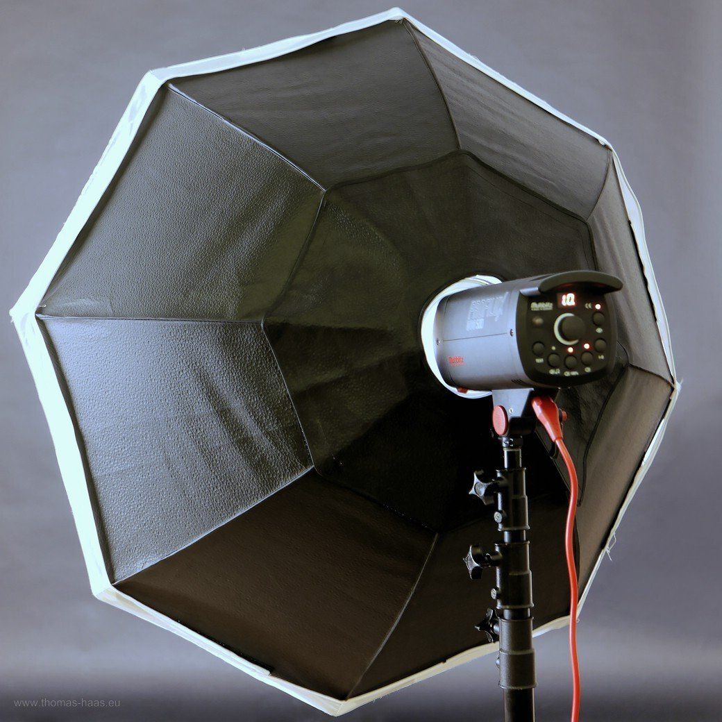 Studioblitz mit Oktagon-Softbox, 2022 Studioblitz mit Oktagon-Softbox, 2022