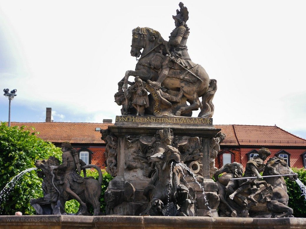 Bayreuth, Markgrafenbrunnen, © by Lucas Musch, 2023 Bayreuth, Markgrafenbrunnen, © by Lucas Musch, 2023