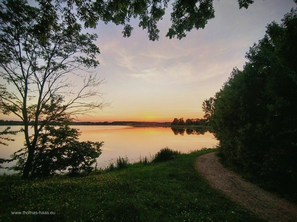 Sonnenuntergang über der Schlei, Kappeln (Kopperby), Juni 2025 Sonnenuntergang über der Schlei, Kappeln (Kopperby), Juni 2025