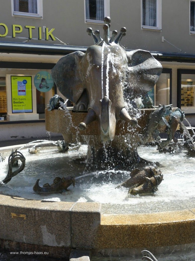 Geislingen, Forellenbrunnen, der Elefant, 2026 Geislingen, Forellenbrunnen, der Elefant, 2026
