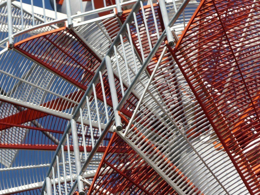 Treppe am Berblingerturm, Ulm 2020